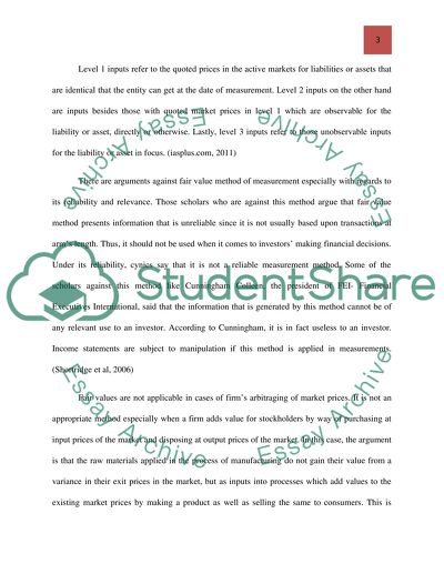 The Case Against Fair Value Accounting