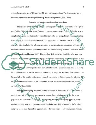 The presentation for nursing research