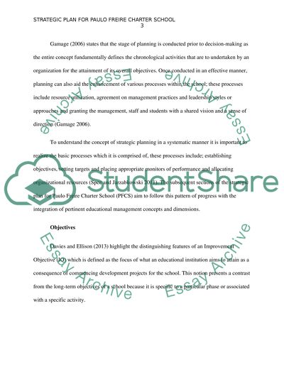 Strategies for Paulo Freire Charter School