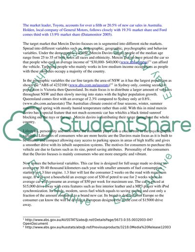 Marketing Strategies of Mercin Daviro