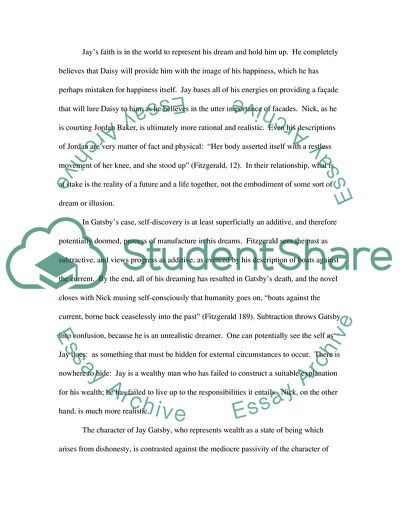 F. Scott Fitzgeralds American Classic: The Great Gatsby