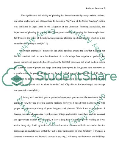 The Vitality of Personal Planning