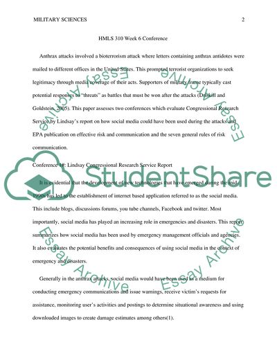 Considering the Anthrax Attacks