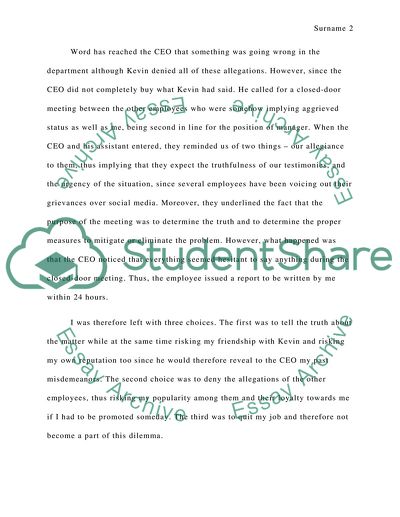 Business Ethics Issue