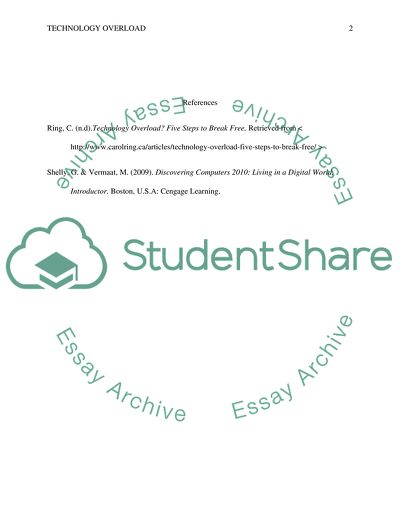 How can people best cope with technology overload