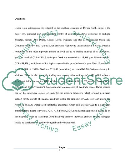 Dubai Global Economy