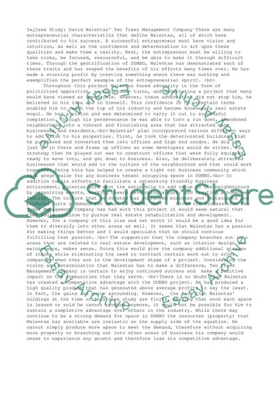 Case Study: David Walentas Two Trees Management Company