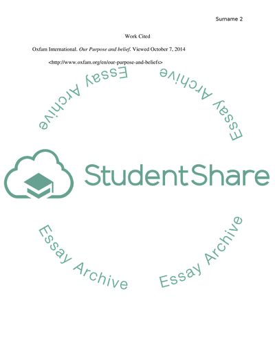 Mission or vision statement