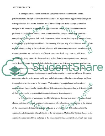 Avon Products Management