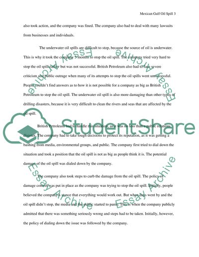 Mexican Gulf Oil Spill