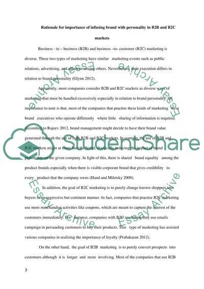 Brand Marketing and Brand Personality