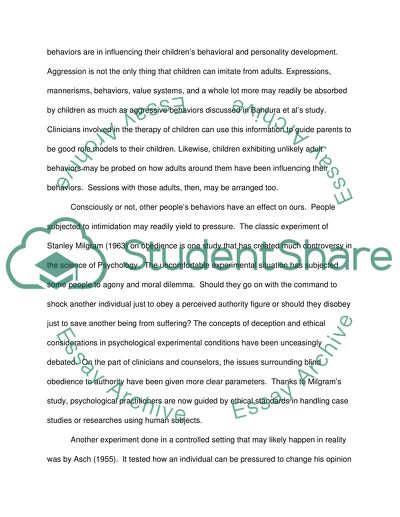 Using Social Psychology as an Informed Clinician