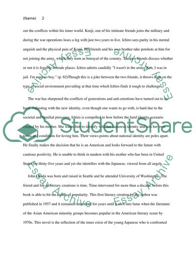 Book review for No No Boy by John Okada