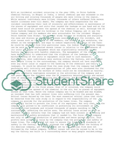 Bhopal Union Carbide