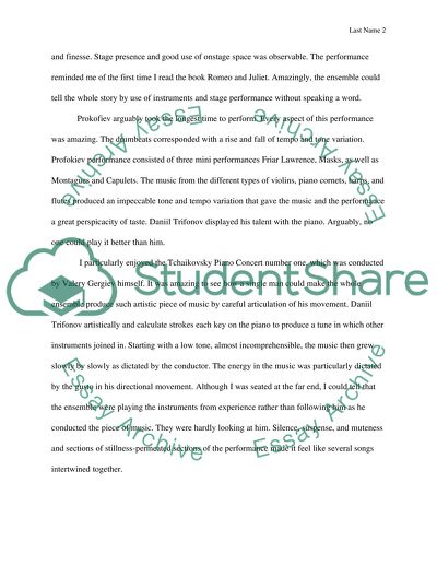 The Mariinsky Orchestra Concert Report