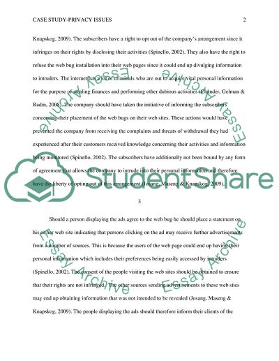 The Use of Web Bugs at Home Connection