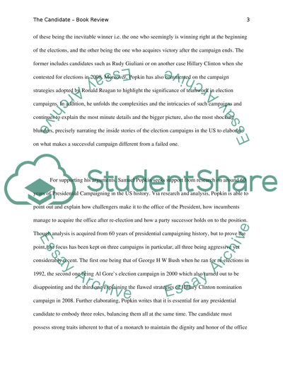 The Candidate Samuel Popkins