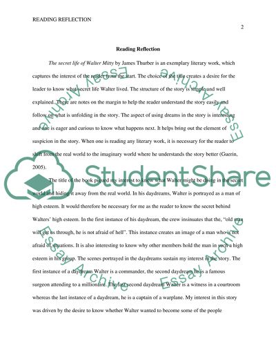 Analysis Of The Secret Life Of Walter Mitty By James Thurber Book Report Review 1