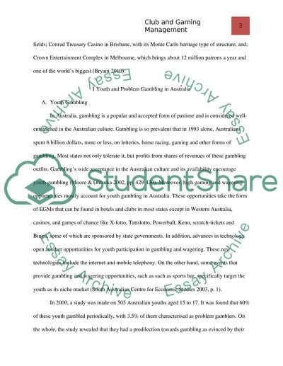 Gambling addiction essay