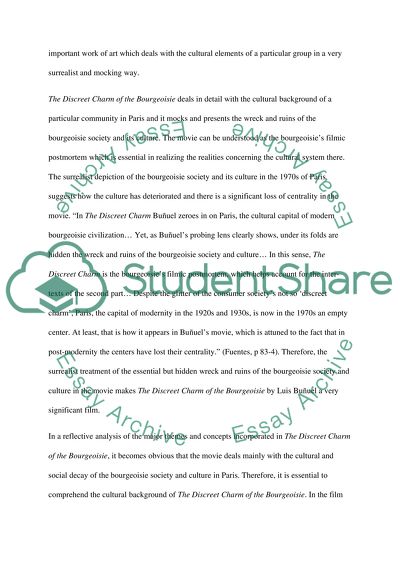 The Discreet Charm of the Bourgeoisie by Luis Bu&#241;uel