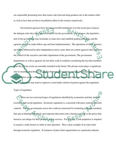 Government Regulation