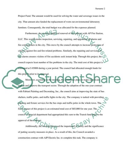 Government Public meeting about urban planing
