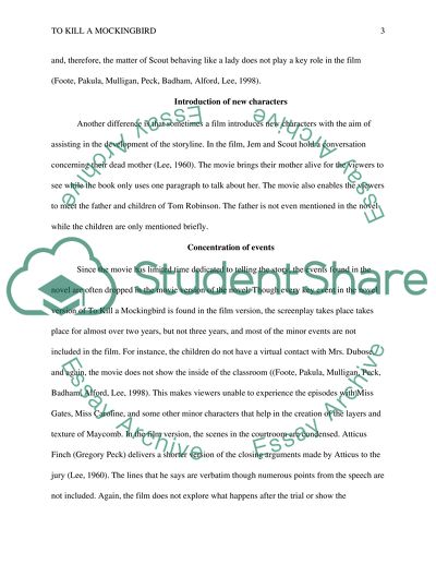 Compare Movie/ Novel