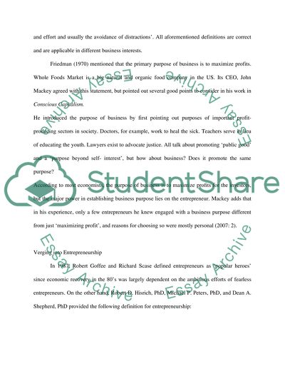 The Business of Profit