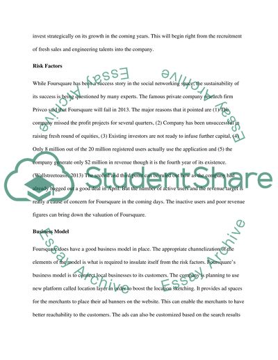 Social media vehicle: Foursquare