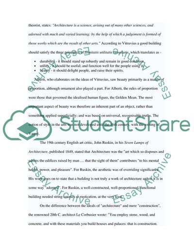 Has The Architect Lost His Way