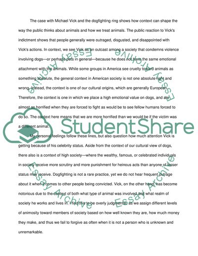 Michael Vick and the Dogfighting Ring