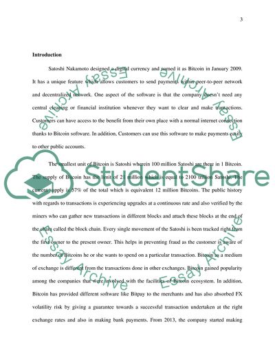 digital currency essay