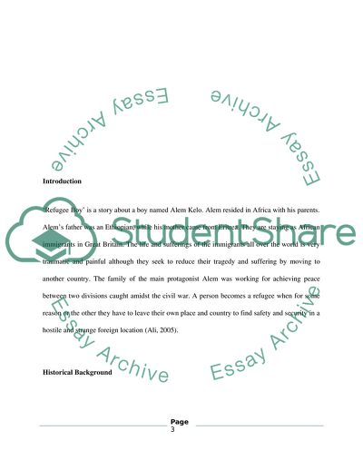 Refugee Boy by Benjamin Zephaniah