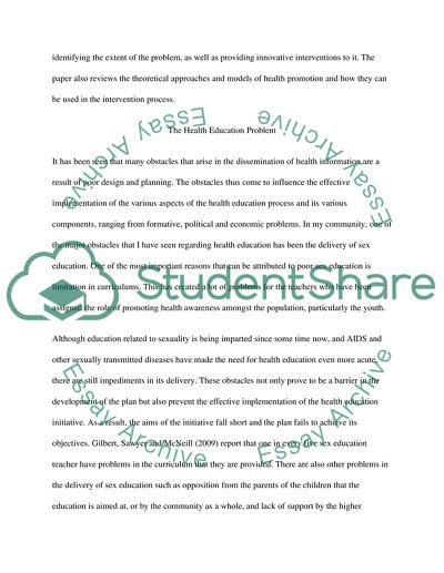 Community Health Education