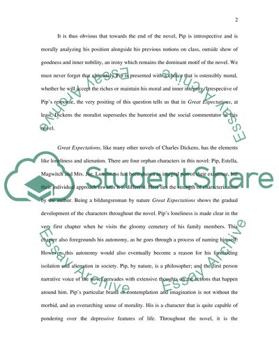 Great Expectations: Moral Judgment of Characters by the Reader