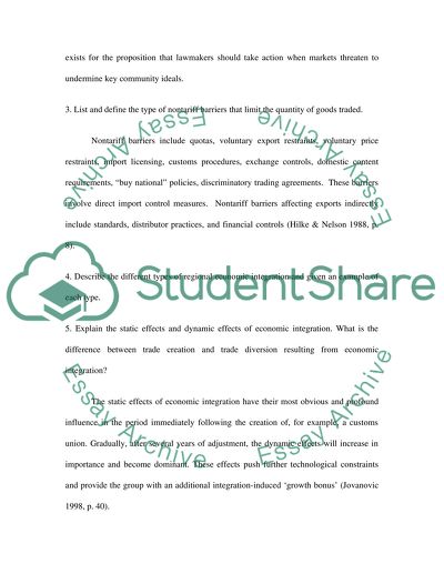 Managing Global Economy