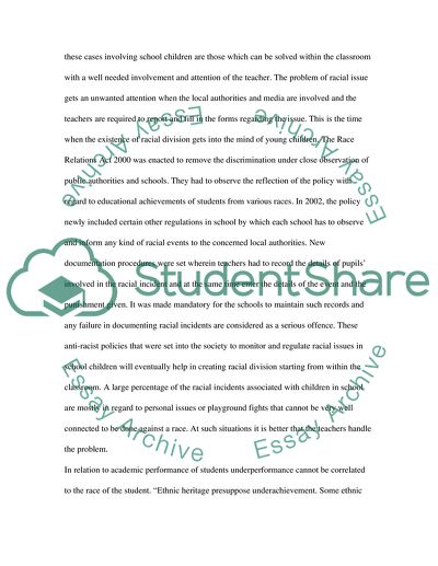 Tackling the Gender and Race Issues in Schools