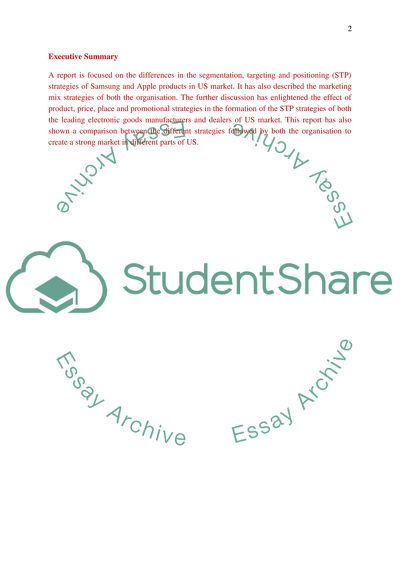 Segmentation, Targeting, and Positioning Strategies of Samsung and Apple Products