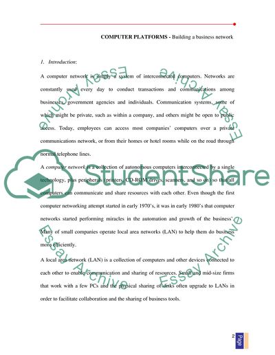 Building a Business Network