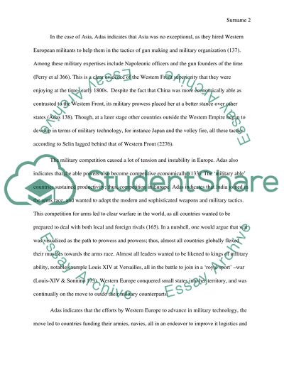 The Chinese and European Neighbors - Imperialist Conquests and World War I