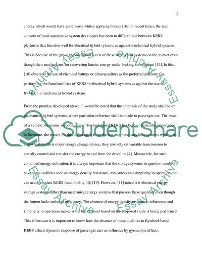 Investigation of a Passenger Cars Dynamic Response due to a Flywheel Based Kinetic Energy Recovery System