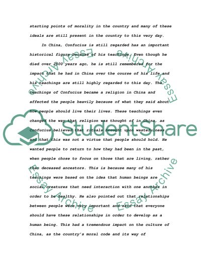 The Role of Confucianism in Ancient China and Japan