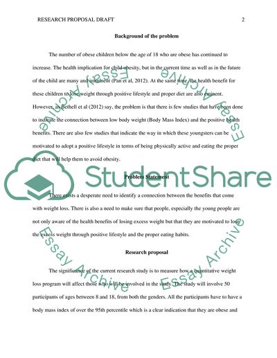 Research Proposal Draft