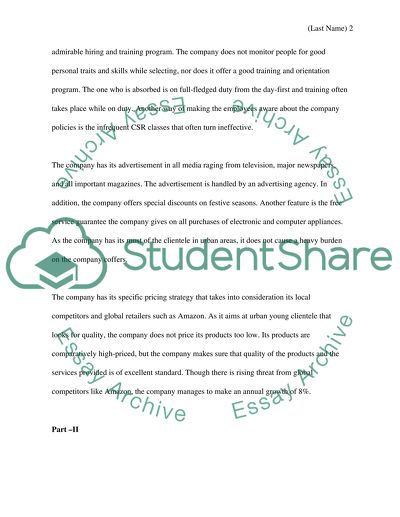 Summer Intern Report. Nizing Electronic Company