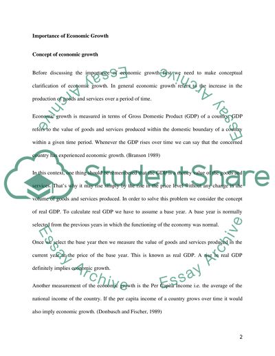 Economic Growth of Asian Countries