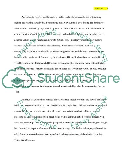 Cross cultural business issues