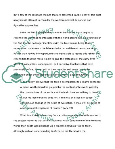 The Face of Another by Kb Abe