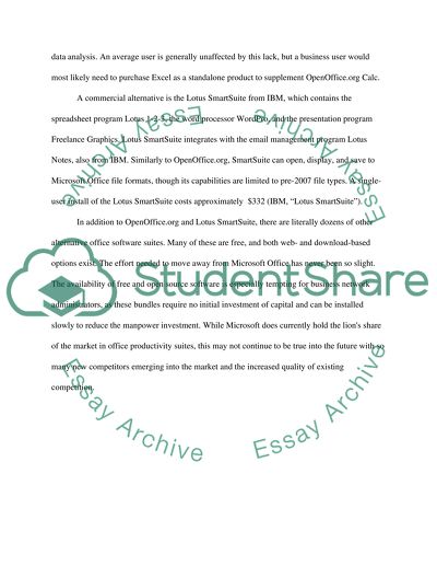 Alternatives to Microsoft office