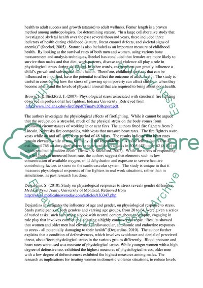 Stress in Psychology