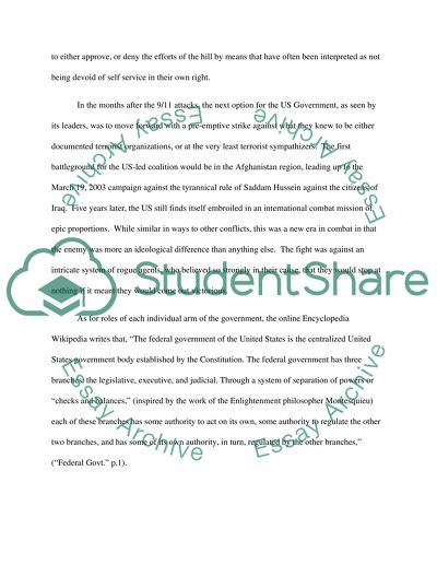 American Government: A New Era of Combat